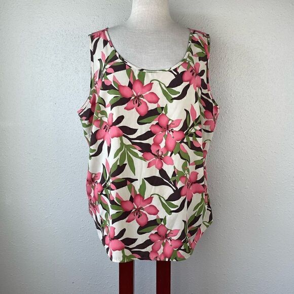 Covington Two Piece Matching Button Down Shirt & Matching Tank Top Size 20-22 - Picture 7 of 11